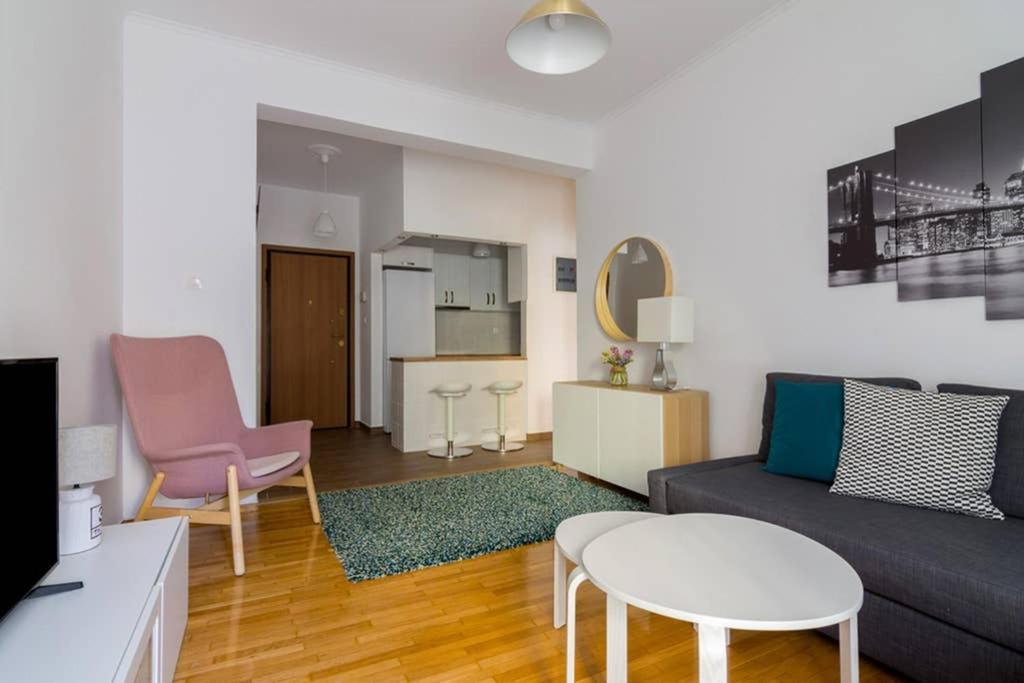 Brand New Decorated Flat For 4 Ppl In Pagrati Apartment Атина Екстериор снимка