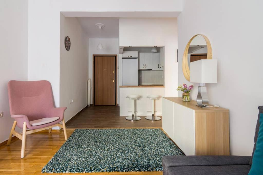Brand New Decorated Flat For 4 Ppl In Pagrati Apartment Атина Екстериор снимка